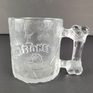 Flintstones McDonald's Vintage Glass Mug Cup